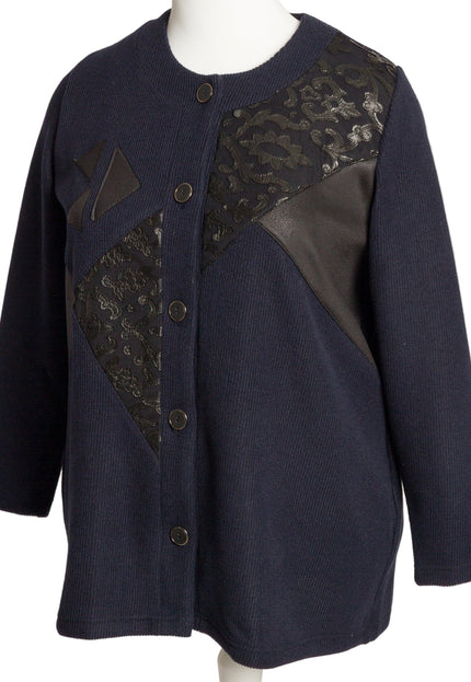Cardigan elegant supradimensionat în culoarea mocha