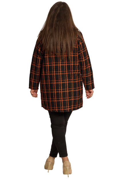 Cardigan elegant supradimensionat în culoarea mocha