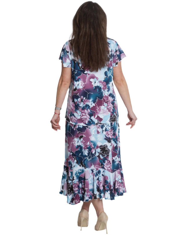 Set elegant de fuste maxi marimi mari pentru primavara-vara