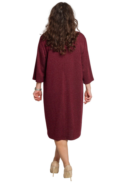 Rochie lungă elegantă, mărimi mari - Model floral