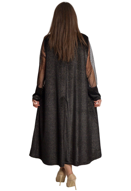 Rochie de vară din șifon, mărime maxi, cu motive florale