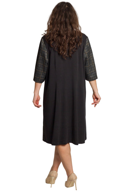Rochie lungă elegantă, mărimi mari - Model floral