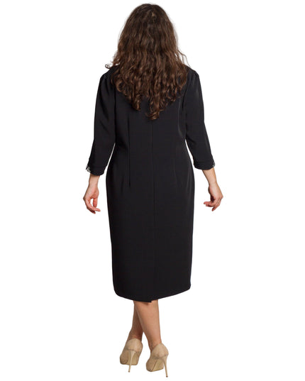 Rochie lungă elegantă, mărimi mari - Model floral