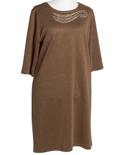 Rochie lungă elegantă, mărimi mari - Model floral