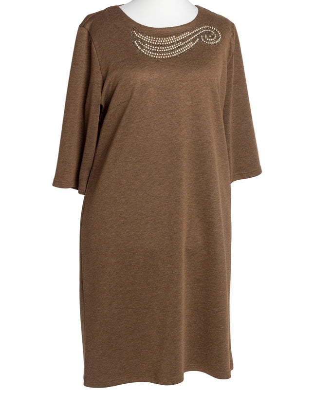 Rochie lungă elegantă, mărimi mari - Model floral