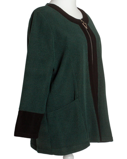 Cardigan elegant supradimensionat în culoarea mocha