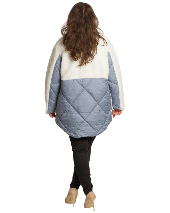 Cardigan elegant supradimensionat în culoarea mocha