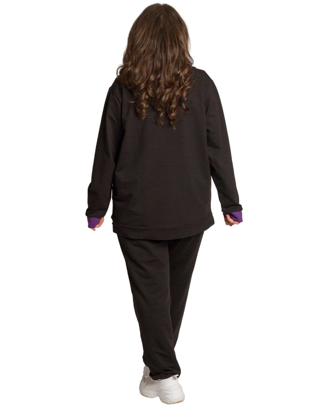 Ținută sport maxi cu buzunare în mărimi maxi