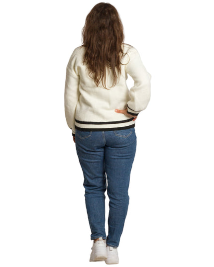 Cardigan elegant supradimensionat în culoarea mocha