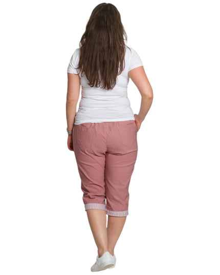 Pantaloni damă cu elastic și șnururi mărimi mari