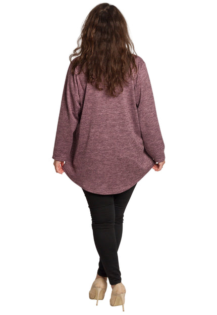 Tunică elegantă pentru femei - Mâneci spectaculoase cu buline