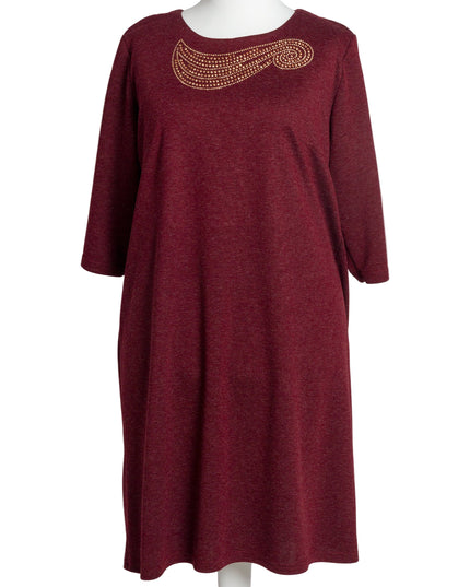 Rochie lungă elegantă, mărimi mari - Model floral