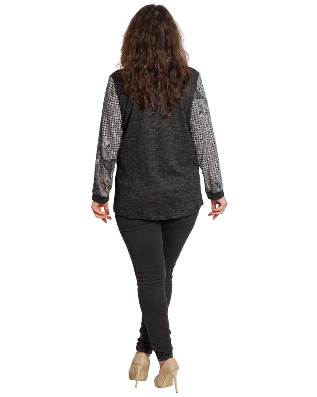 Tunică maxi elegantă cu broșă – Pentru ocazii formale