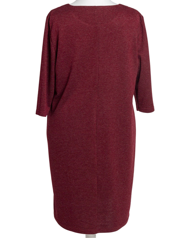 Rochie lungă elegantă, mărimi mari - Model floral