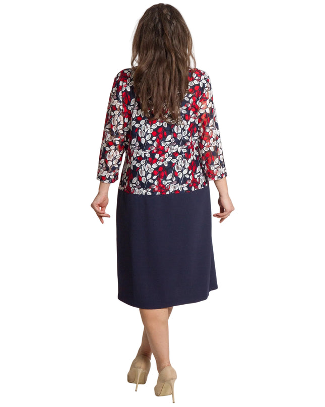 Rochie de vară din șifon, mărime maxi, cu motive florale