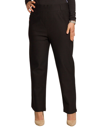 Blugi de damă cu elastic și șireturi, mărimi mari