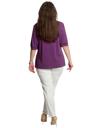 Tunică maxi formală cu flori roșii din șifon și maiou