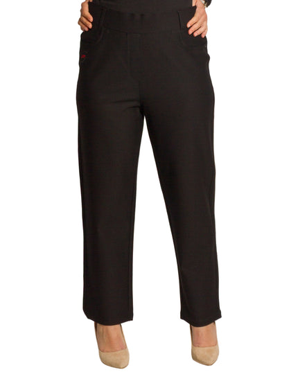 Blugi de damă cu elastic și șireturi, mărimi mari