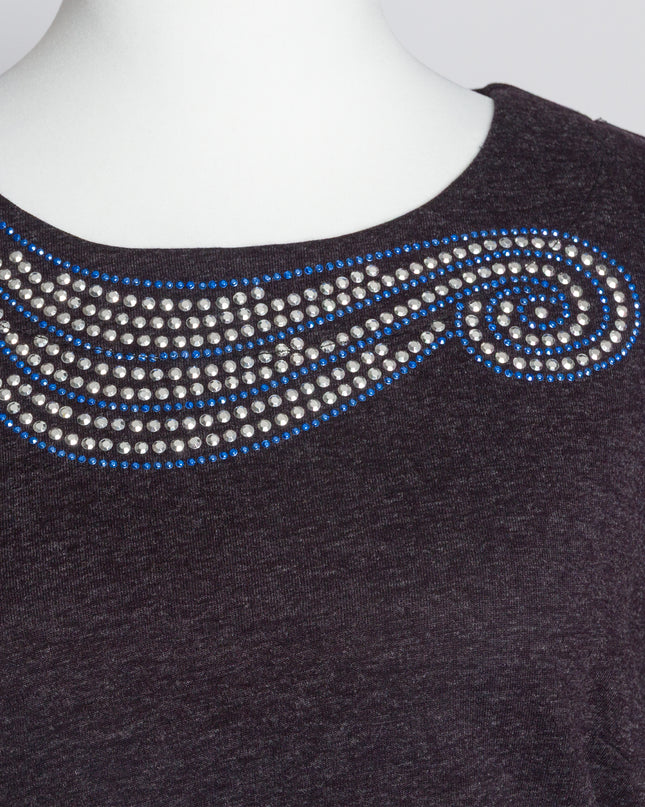 Rochie lungă elegantă, mărimi mari - Model floral