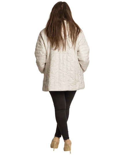 Jachetă de damă din burete cu glugă și buzunare