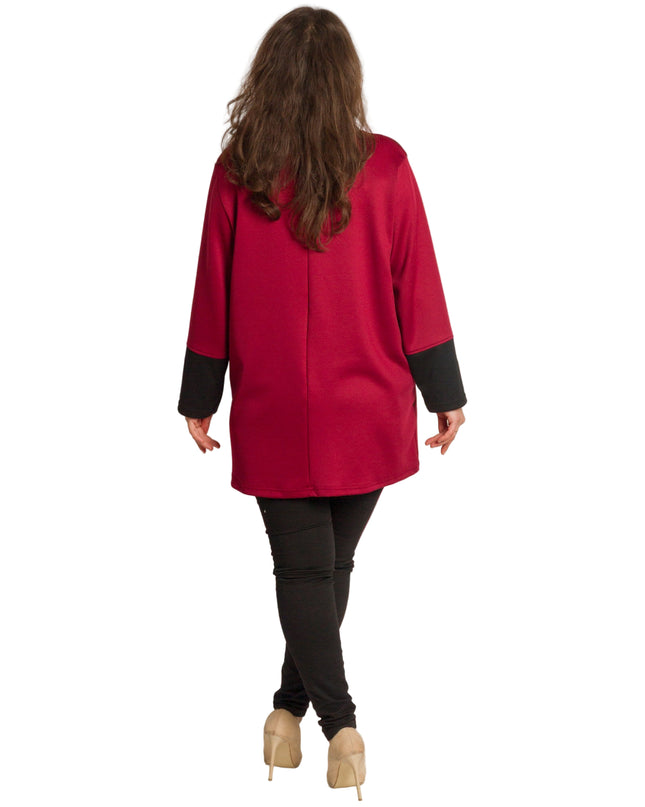 Cămașă albă formală cu croială lejeră, mărimi mari