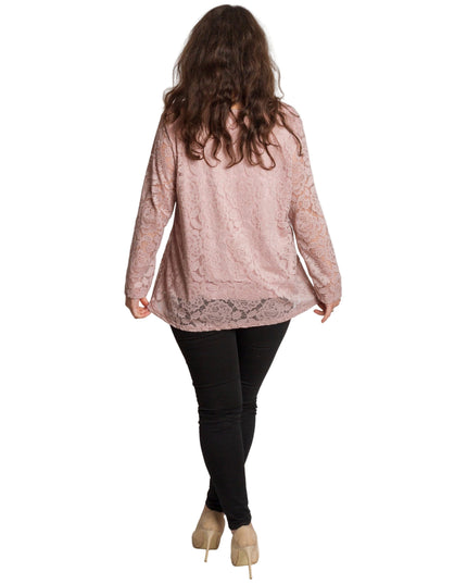 Tunică elegantă pentru femei - Mâneci spectaculoase cu buline