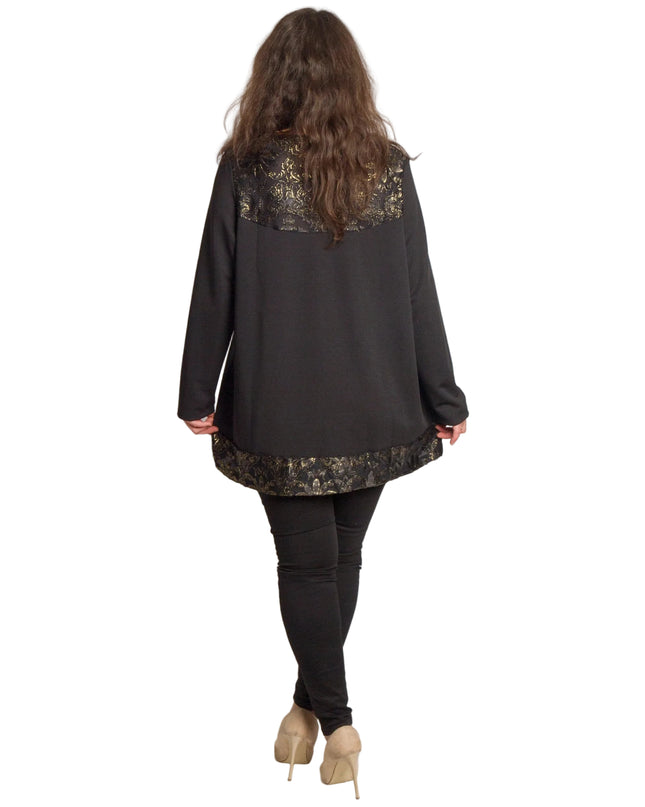 Cămașă albă formală cu croială lejeră, mărimi mari