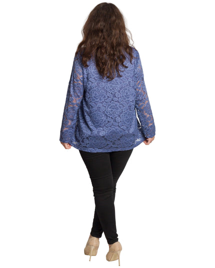 Tunică elegantă pentru femei - Mâneci spectaculoase cu buline