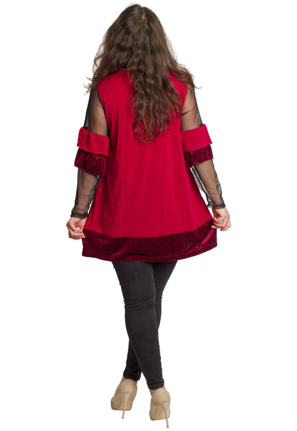 Cămașă albă formală cu croială lejeră, mărimi mari