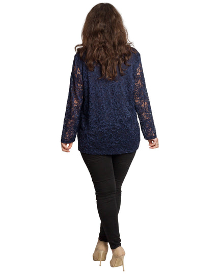 Tunică elegantă pentru femei - Mâneci spectaculoase cu buline