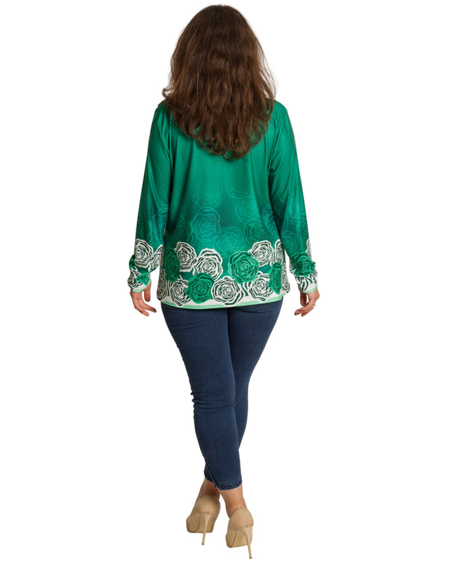 Cămașă albă formală cu croială lejeră, mărimi mari