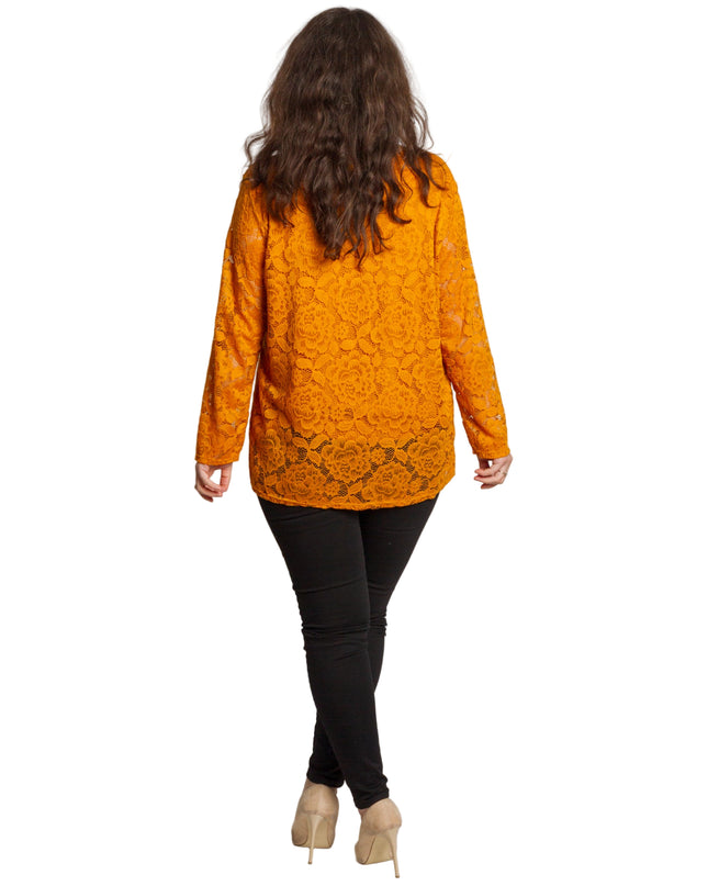 Tunică elegantă pentru femei - Mâneci spectaculoase cu buline