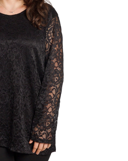 Tunică elegantă pentru femei - Mâneci spectaculoase cu buline