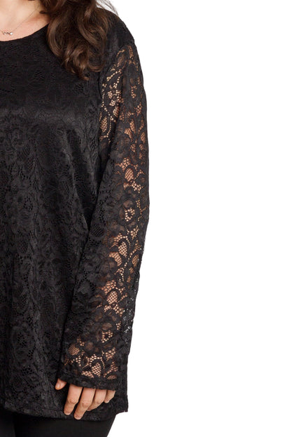 Tunică elegantă pentru femei - Mâneci spectaculoase cu buline