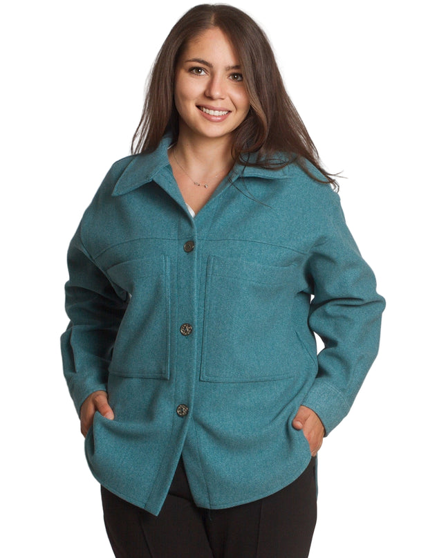 Cardigan elegant supradimensionat în culoarea mocha