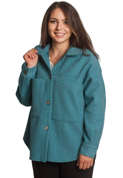 Cardigan elegant supradimensionat în culoarea mocha