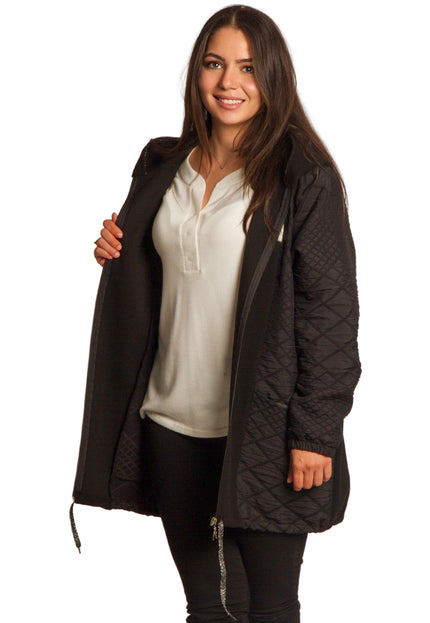 Cardigan elegant supradimensionat în culoarea mocha