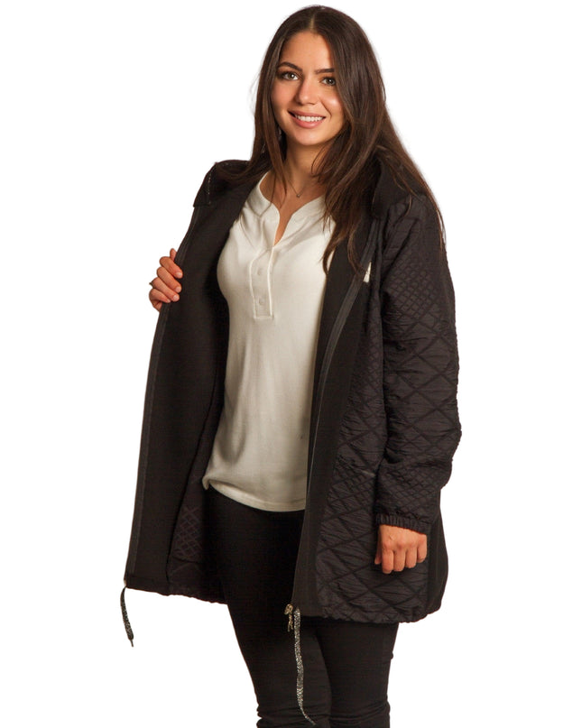 Cardigan elegant supradimensionat în culoarea mocha