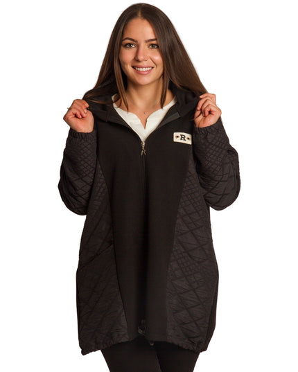 Cardigan elegant supradimensionat în culoarea mocha