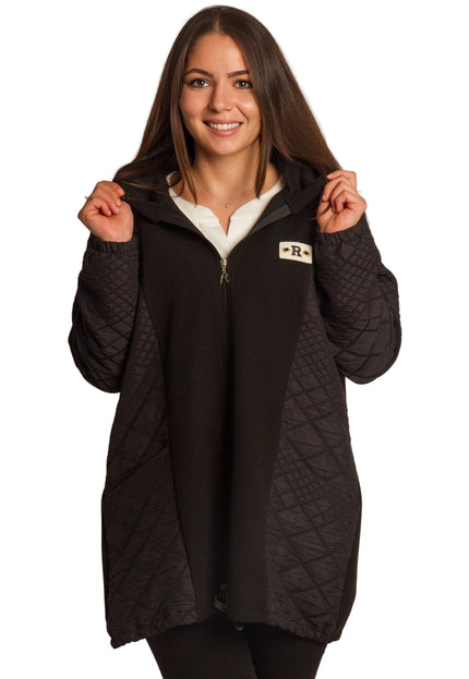 Cardigan elegant supradimensionat în culoarea mocha