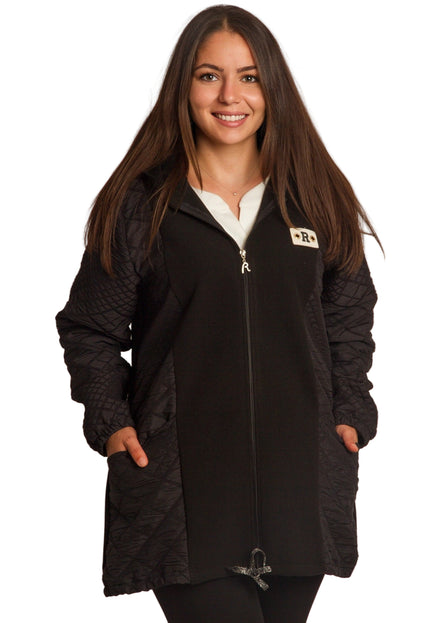 Cardigan elegant supradimensionat în culoarea mocha