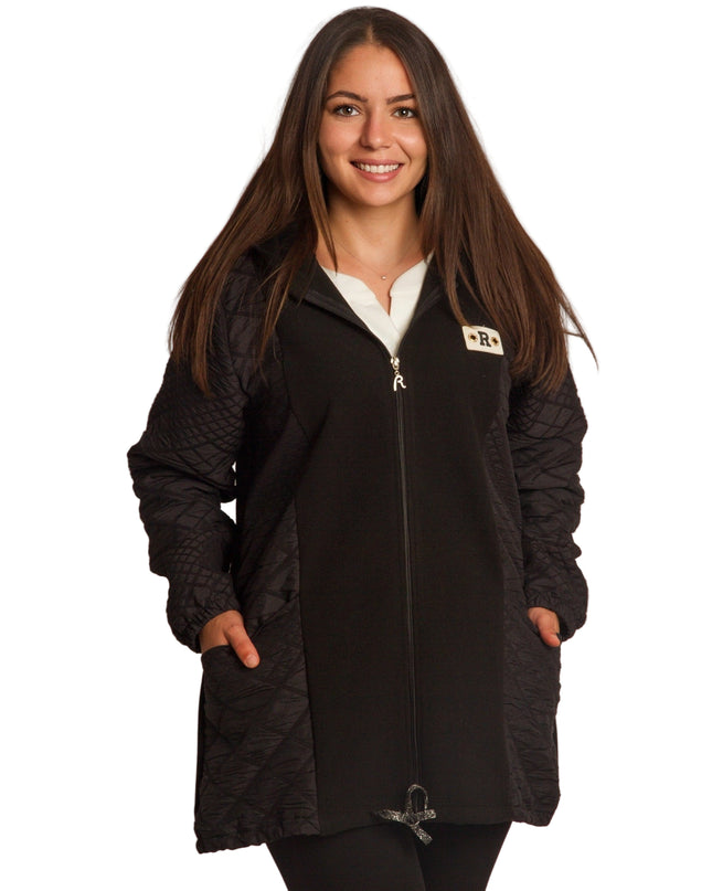 Cardigan elegant supradimensionat în culoarea mocha