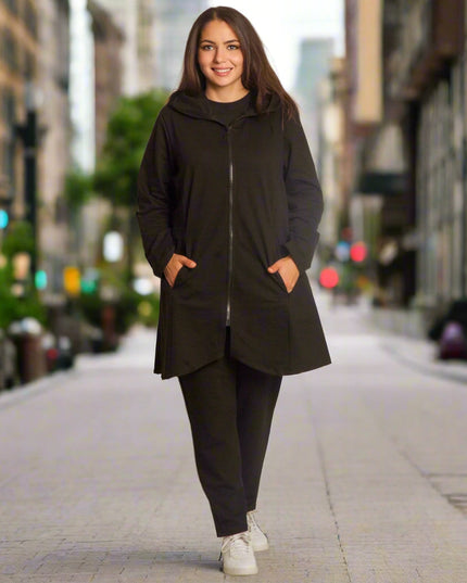 Set maxi pentru femei, verde, cu bluză și pantaloni colorați