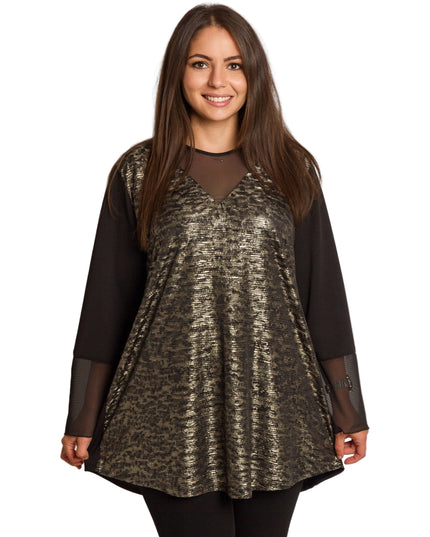 Set maxi pentru femei, verde, cu bluză și pantaloni colorați