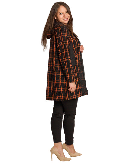 Cardigan elegant supradimensionat în culoarea mocha