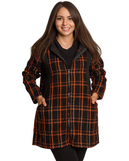 Cardigan elegant supradimensionat în culoarea mocha