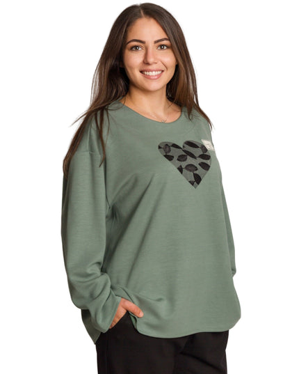 Set maxi pentru femei, verde, cu bluză și pantaloni colorați