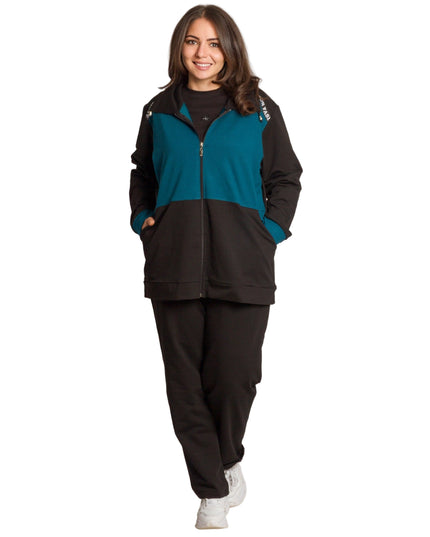 Ținută sport maxi cu buzunare în mărimi maxi