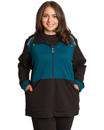 Ținută sport maxi cu buzunare în mărimi maxi