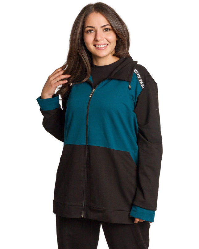 Ținută sport maxi cu buzunare în mărimi maxi